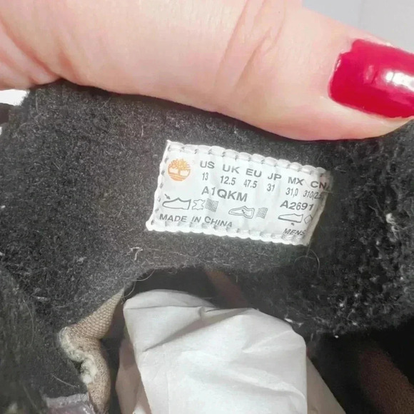 Timberland Chocorua WP Shell Toe Boot A1QKM D71 Dark Brown Winter Mens Sz 13 - Picture 6 of 15